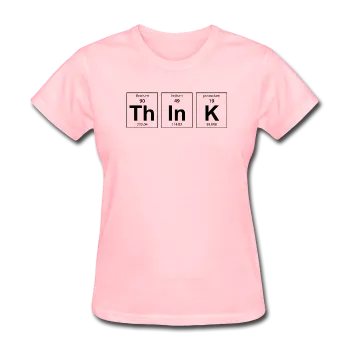 "ThInK" (black) - Women's T-Shirt