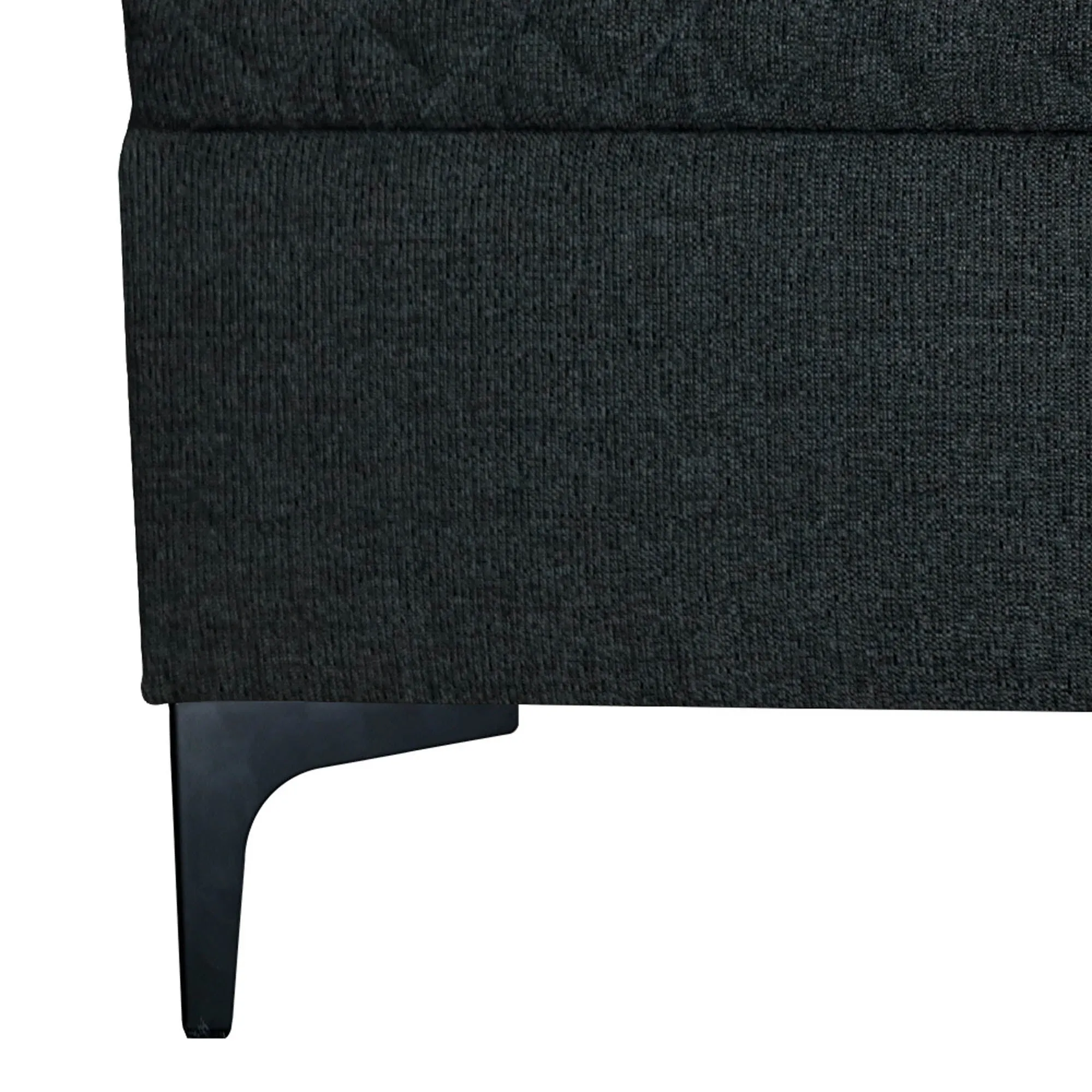 Reece Storage Bench - Charcoal Grey