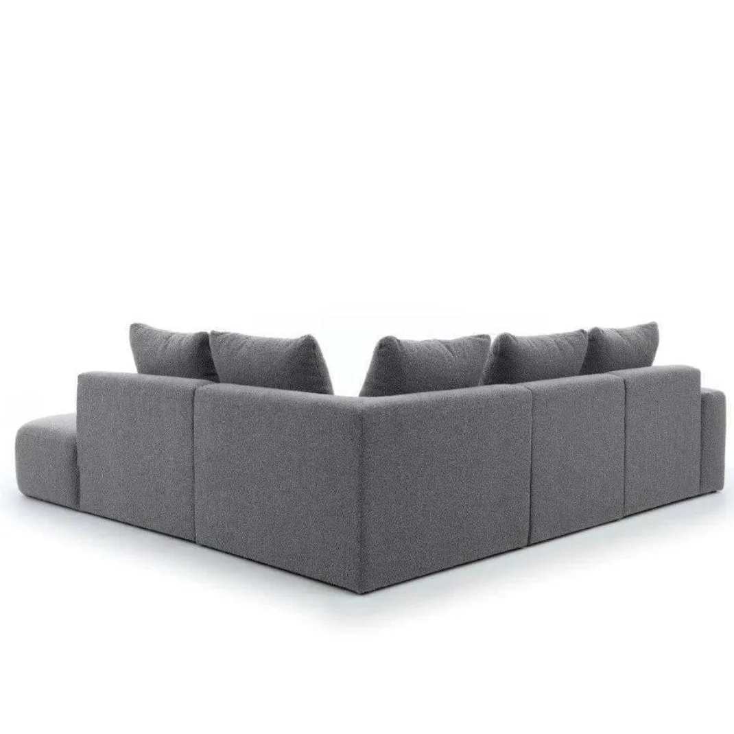 Roma Performance Boucle Sectional Sofa