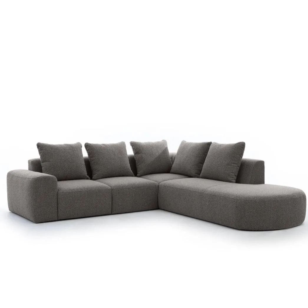 Roma Performance Boucle Sectional Sofa