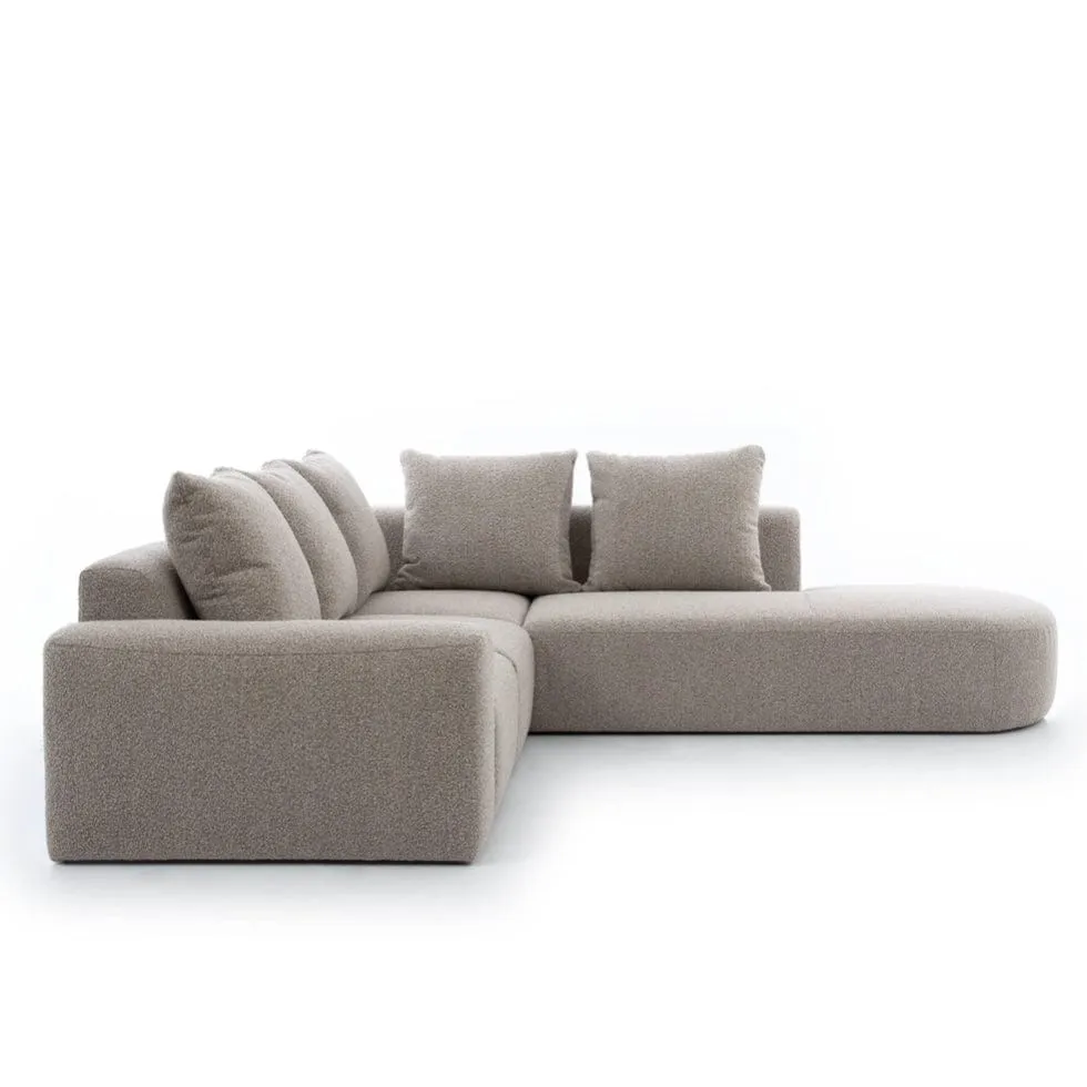 Roma Performance Boucle Sectional Sofa