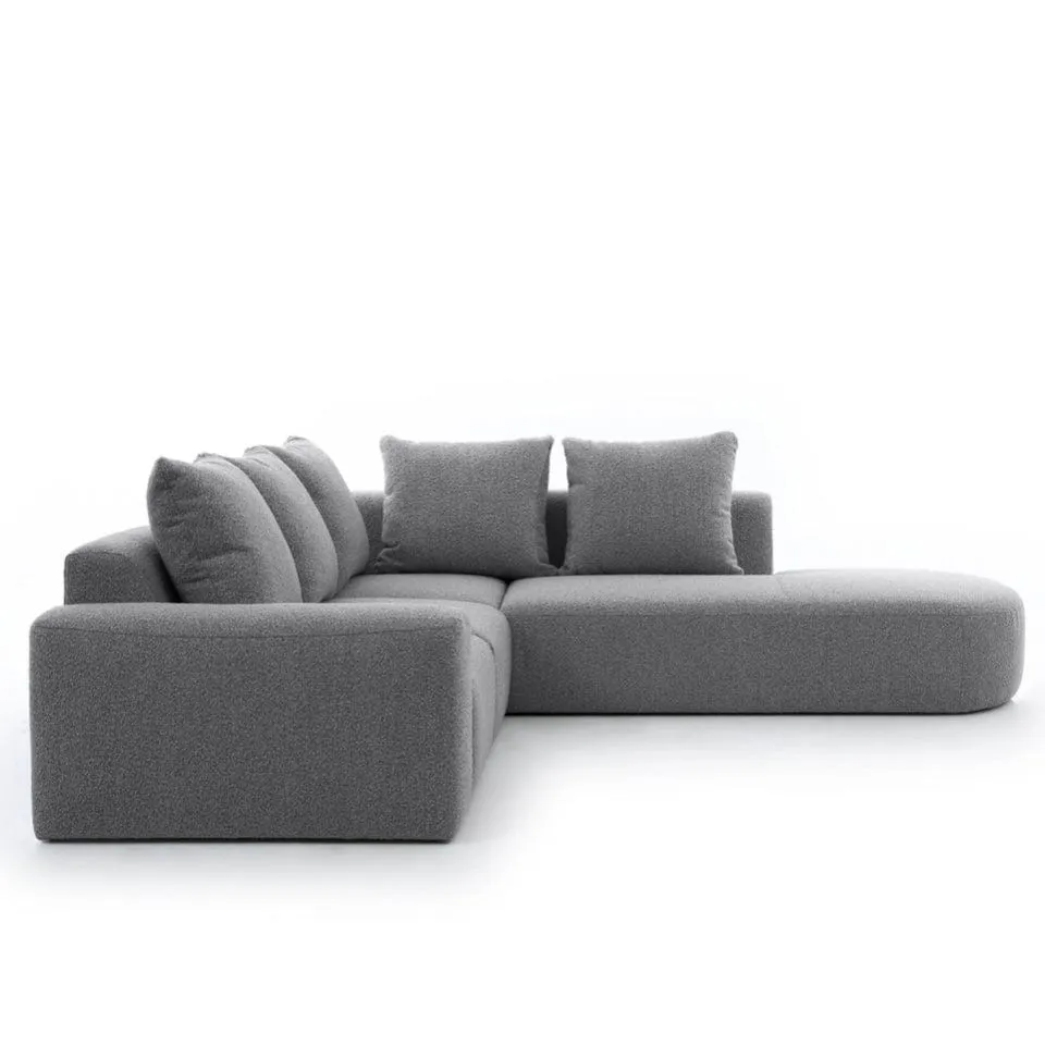 Roma Performance Boucle Sectional Sofa