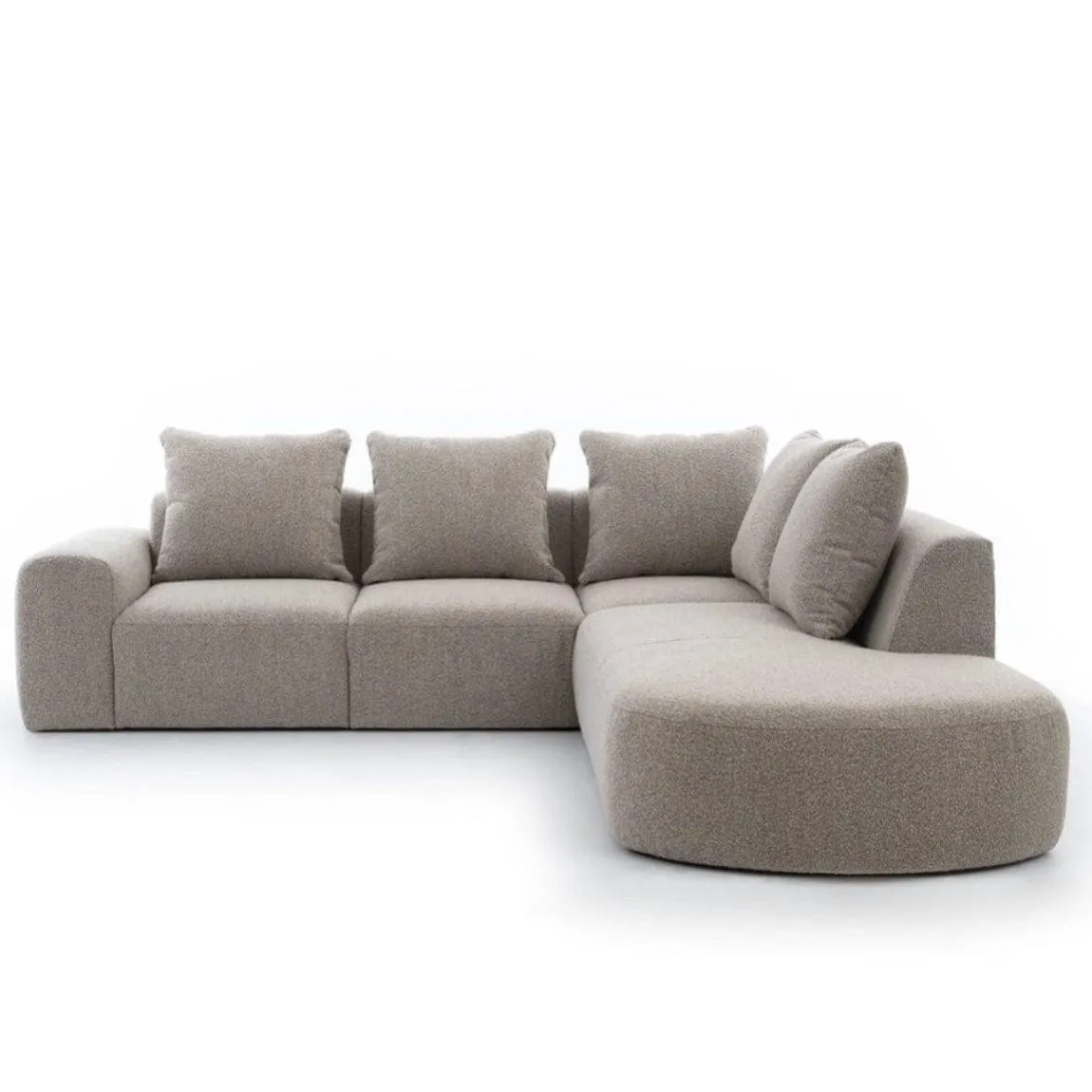 Roma Performance Boucle Sectional Sofa