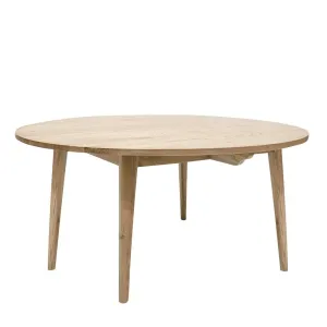 Round Vaasa Scandinavian Chic American Oak Dining Table