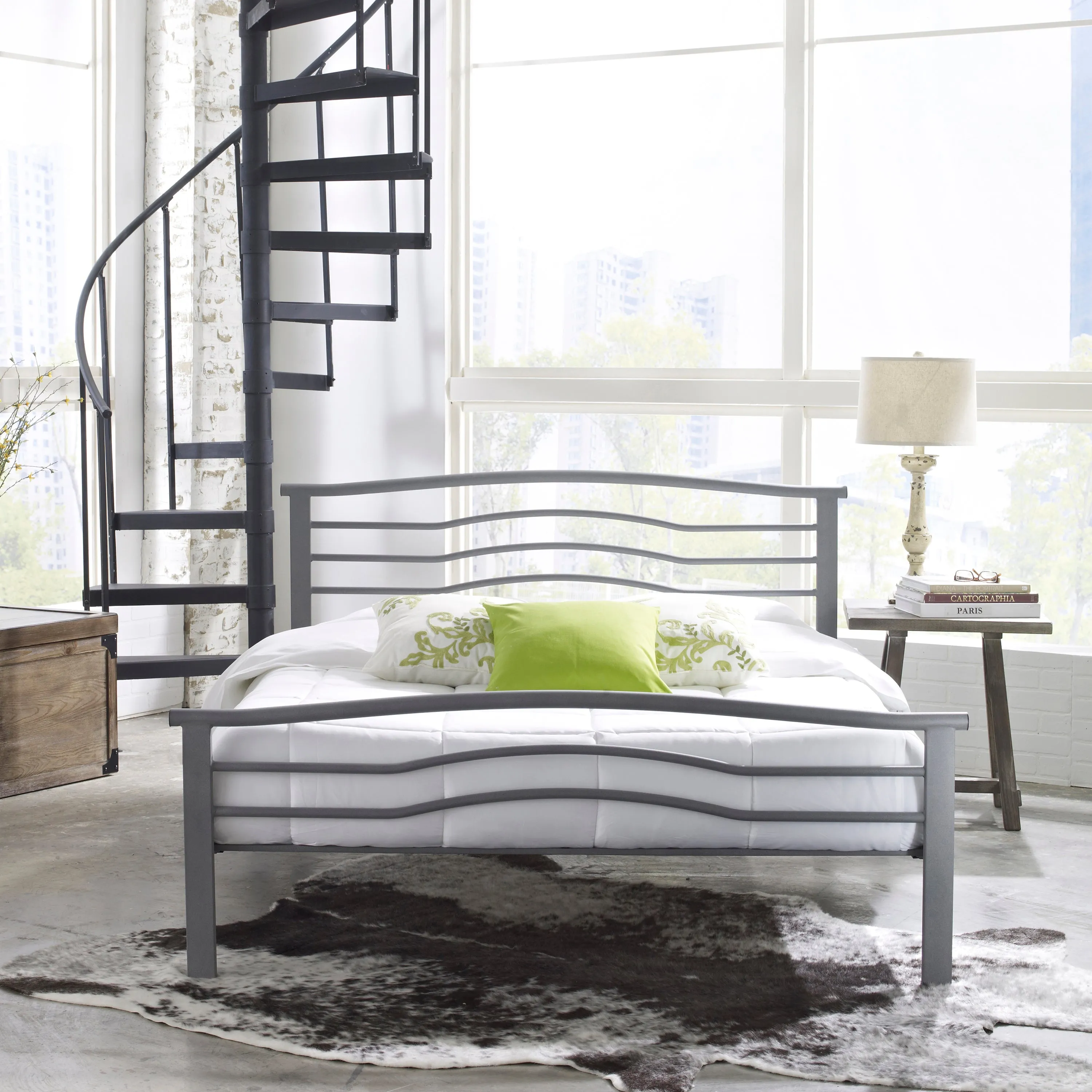 Serena Metal Platform Bed