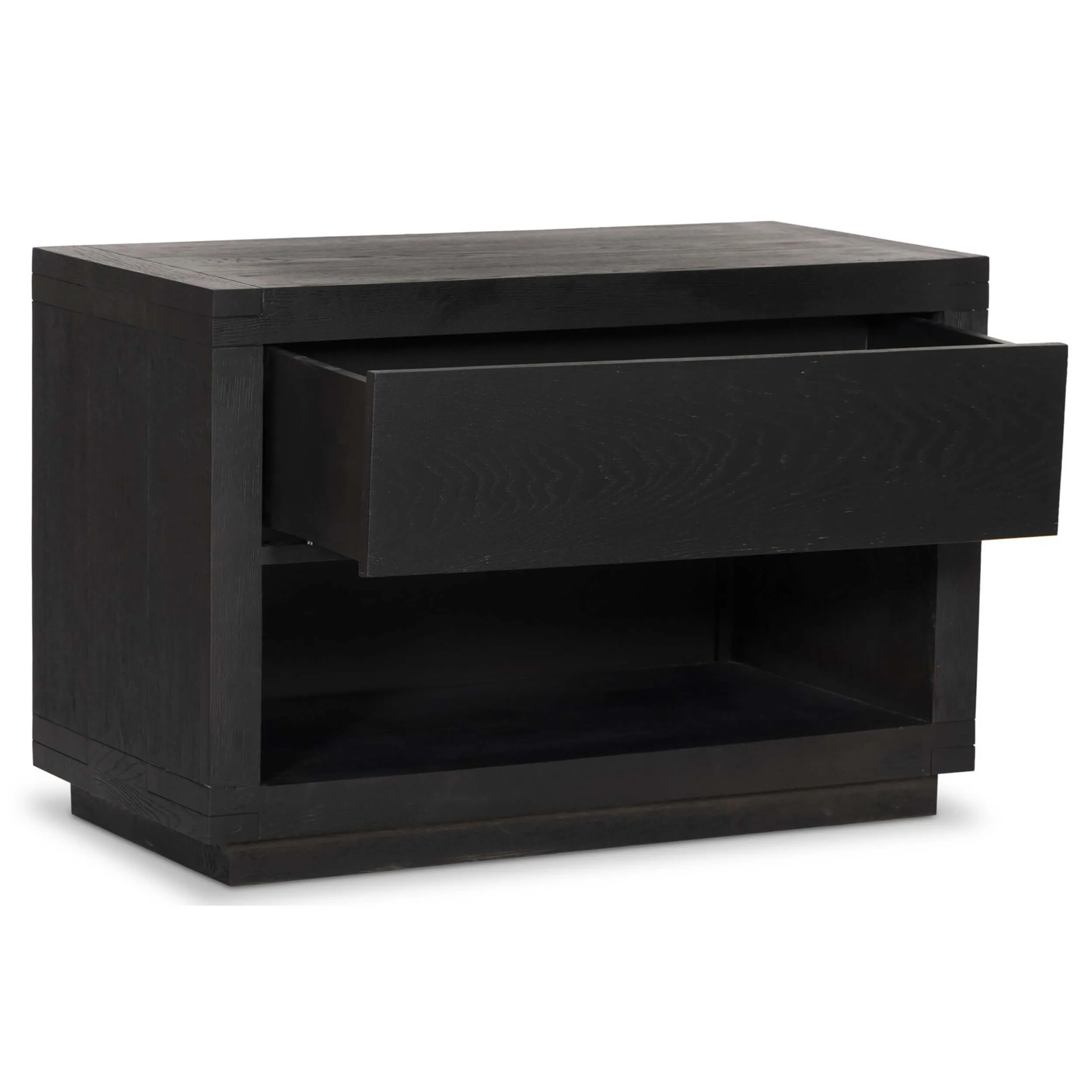 Warby Nightstand, Worn Black