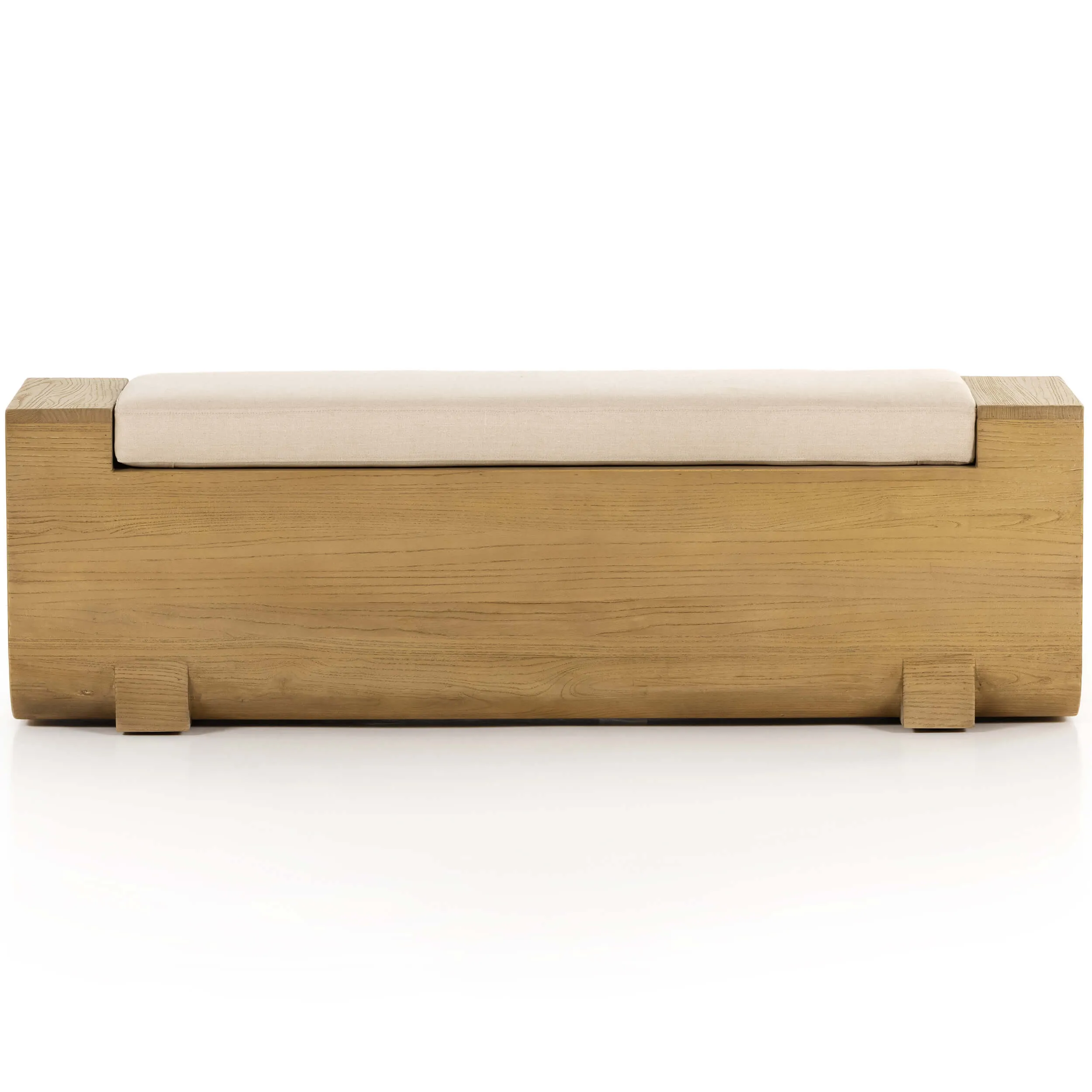 Ward Accent Bench, Natural Nettlewood