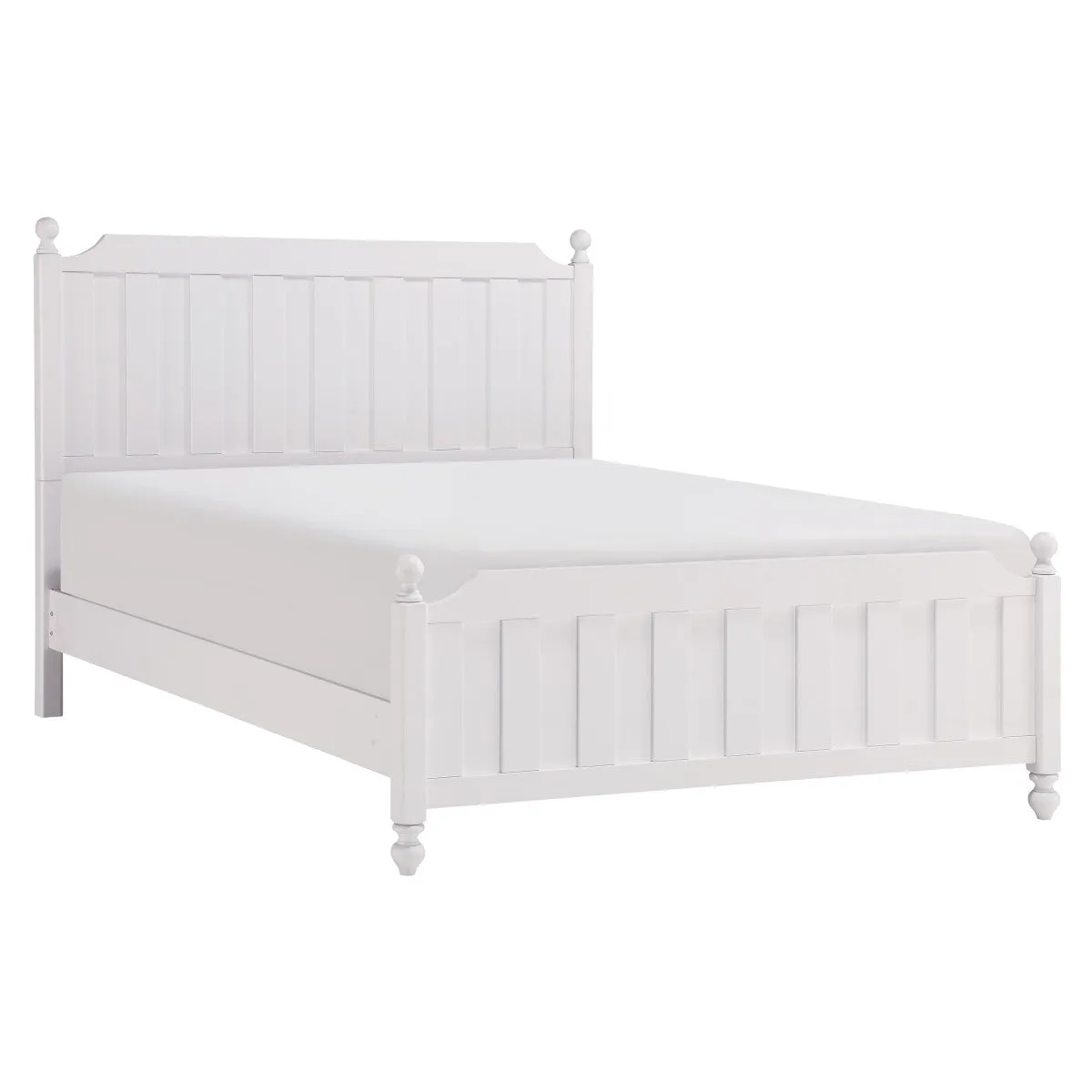 Wellsummer White Collection Double Bed