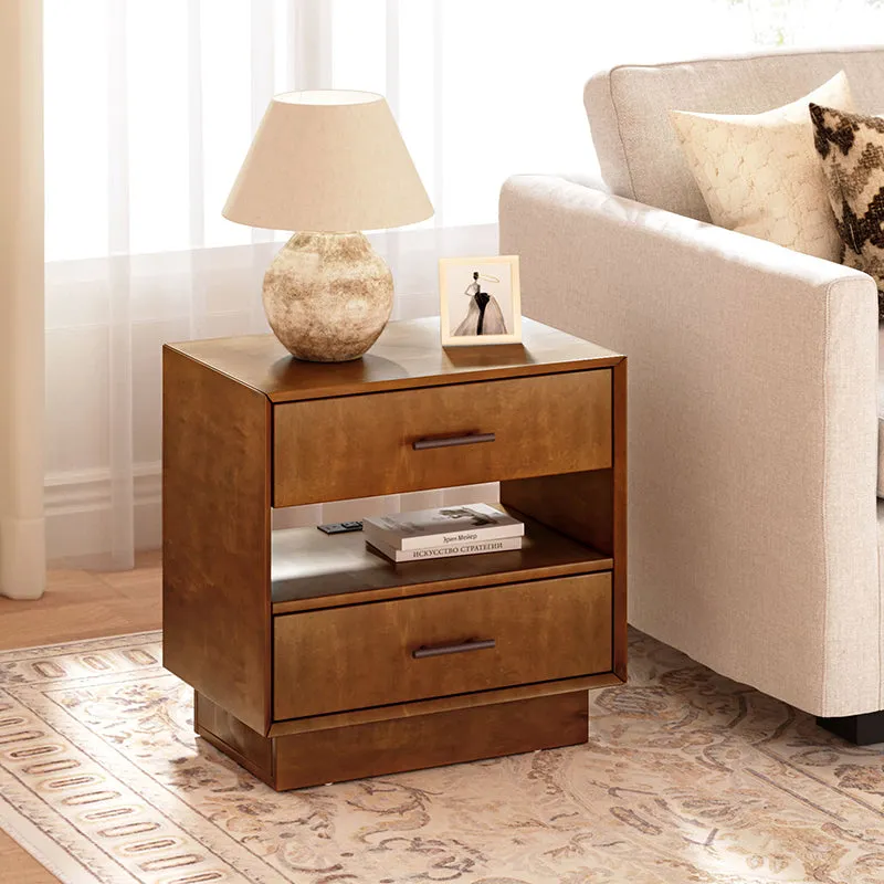 Yoel Hidden Drawer Nightstand with Built-in Outlets